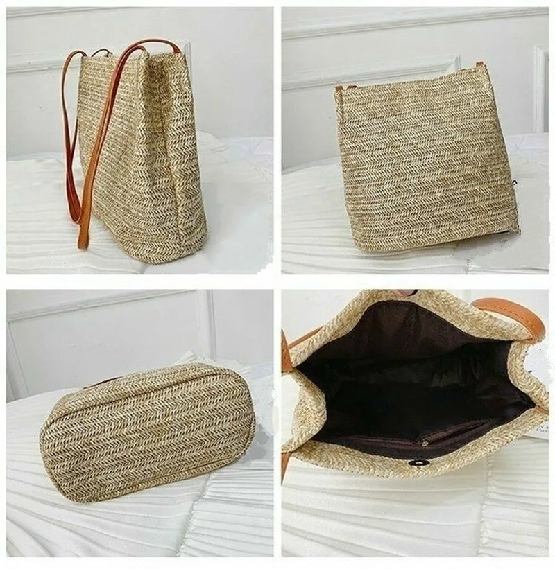 Harriet I Women'S Straw Woven Handbag