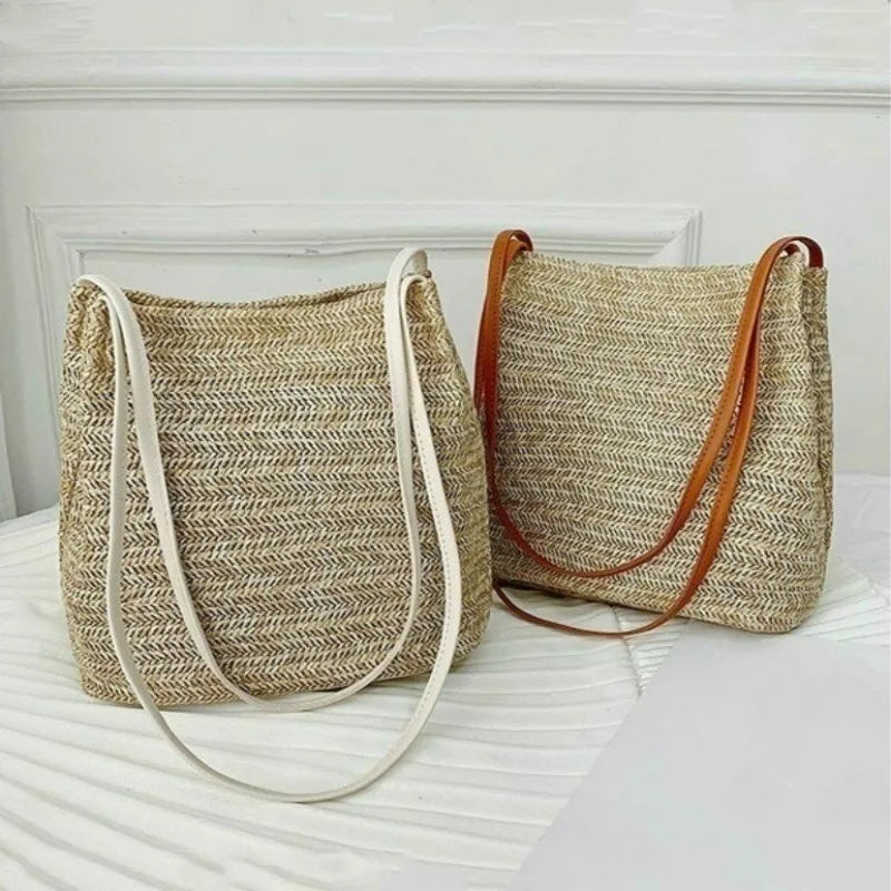 Harriet I Women'S Straw Woven Handbag