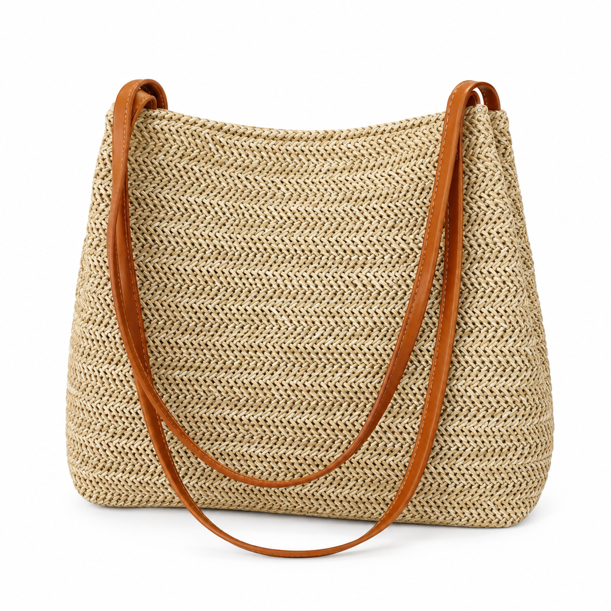Harriet — Sac en paille tressée