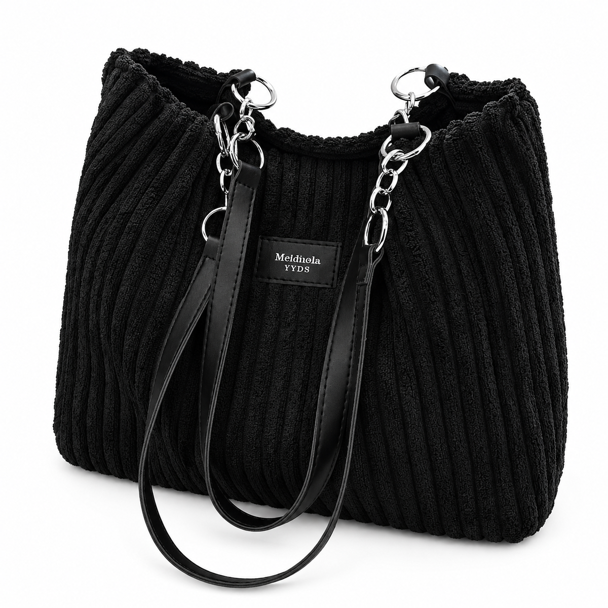 Clémence — Sac côtelé en velours