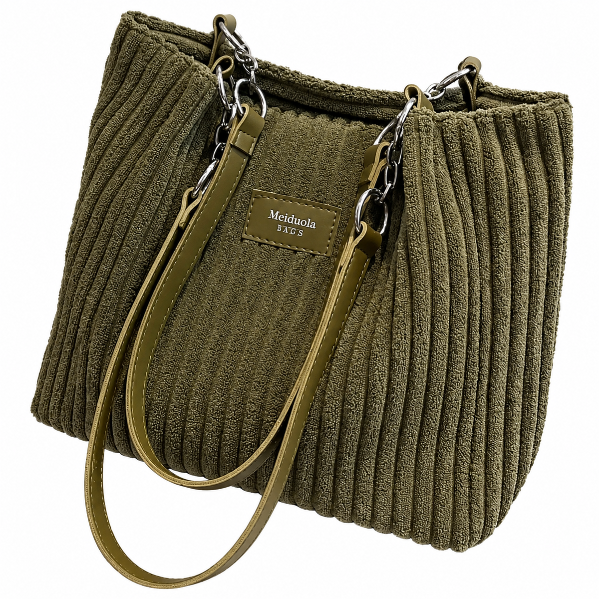 Clémence — Sac côtelé en velours
