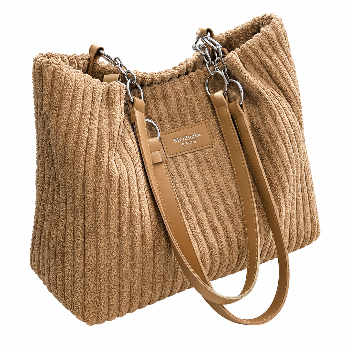 Clémence — Sac côtelé en velours