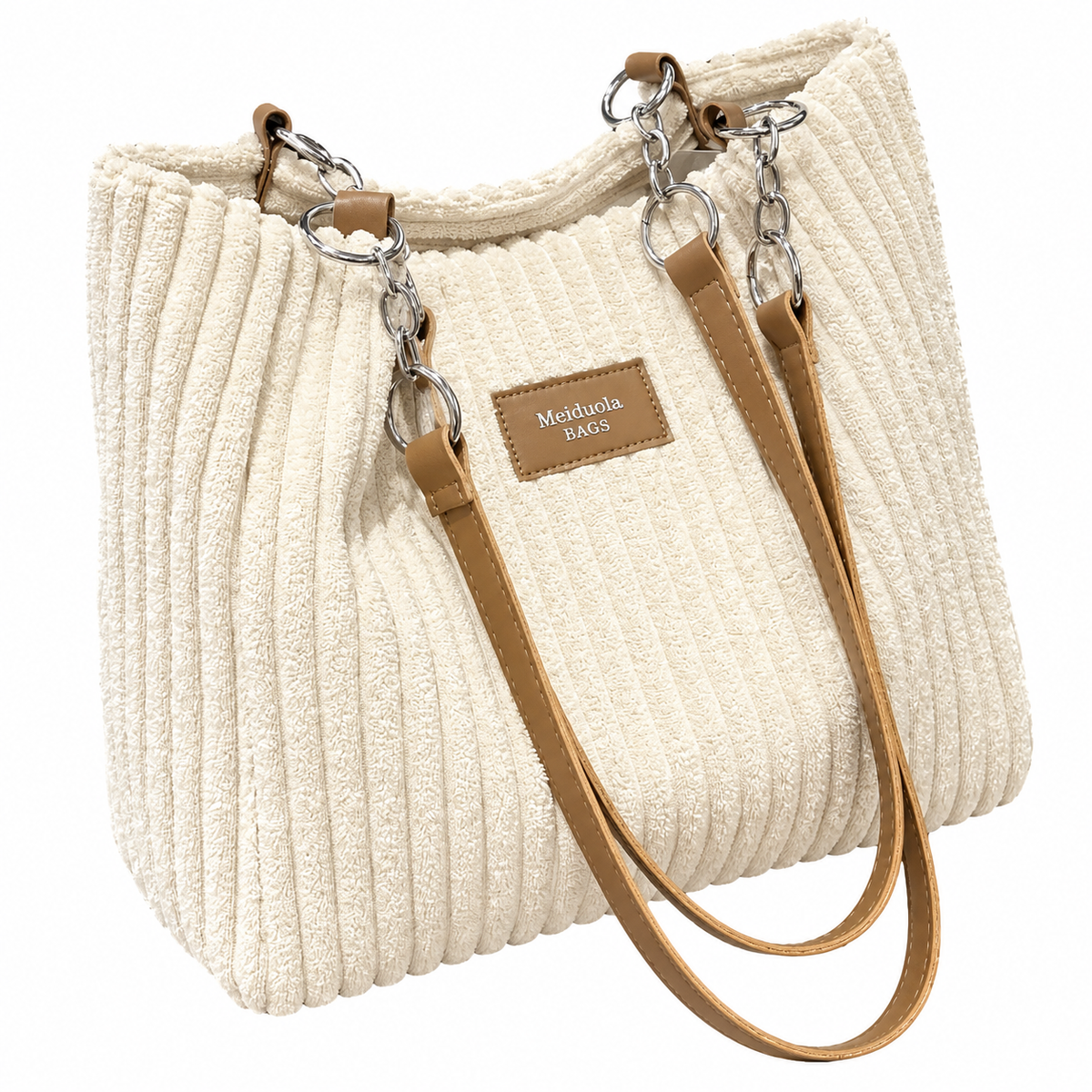 Clémence — Sac côtelé en velours