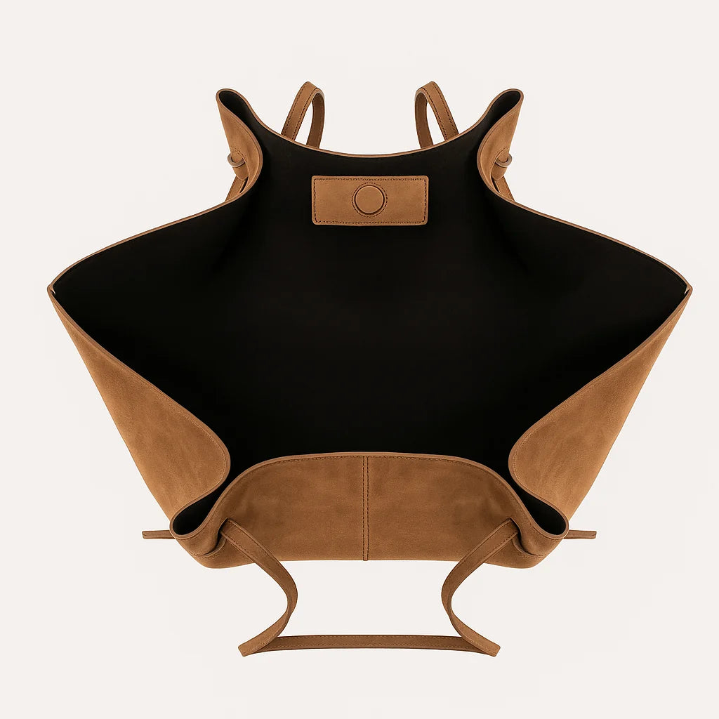 Lydia Sac Cabas Femme – Grand Format En Suédine Douce, Élégant & Style Bohème Chic