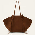 Lydia Sac Cabas Femme – Grand Format En Suédine Douce, Élégant & Style Bohème Chic