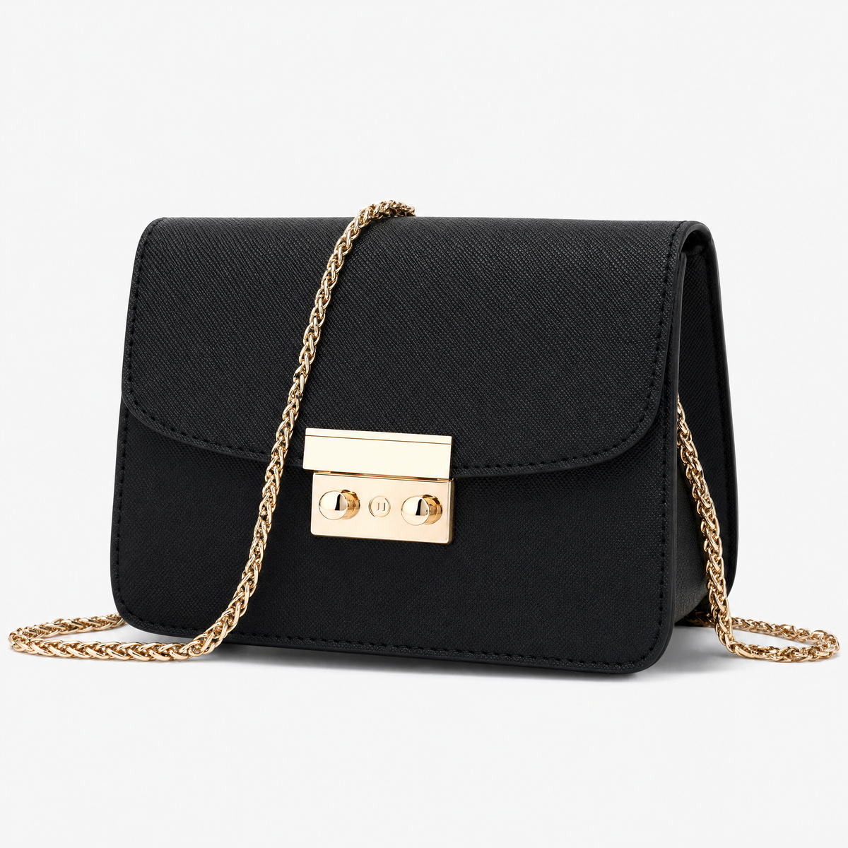 Sac bandoulière chaîne dorée
